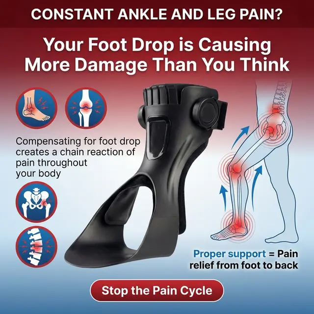 Ad for Cedrow Foot Drop AFO Brace