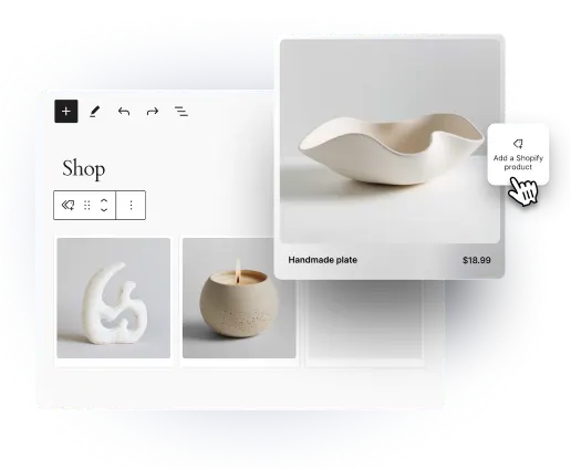 A PlatformDTC product being added to a WordPress site using the WordPress Editor.